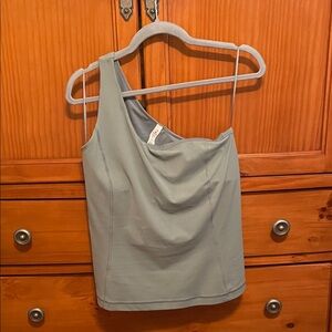 lululemon athletica One-Shoulder tidewater teal size 10